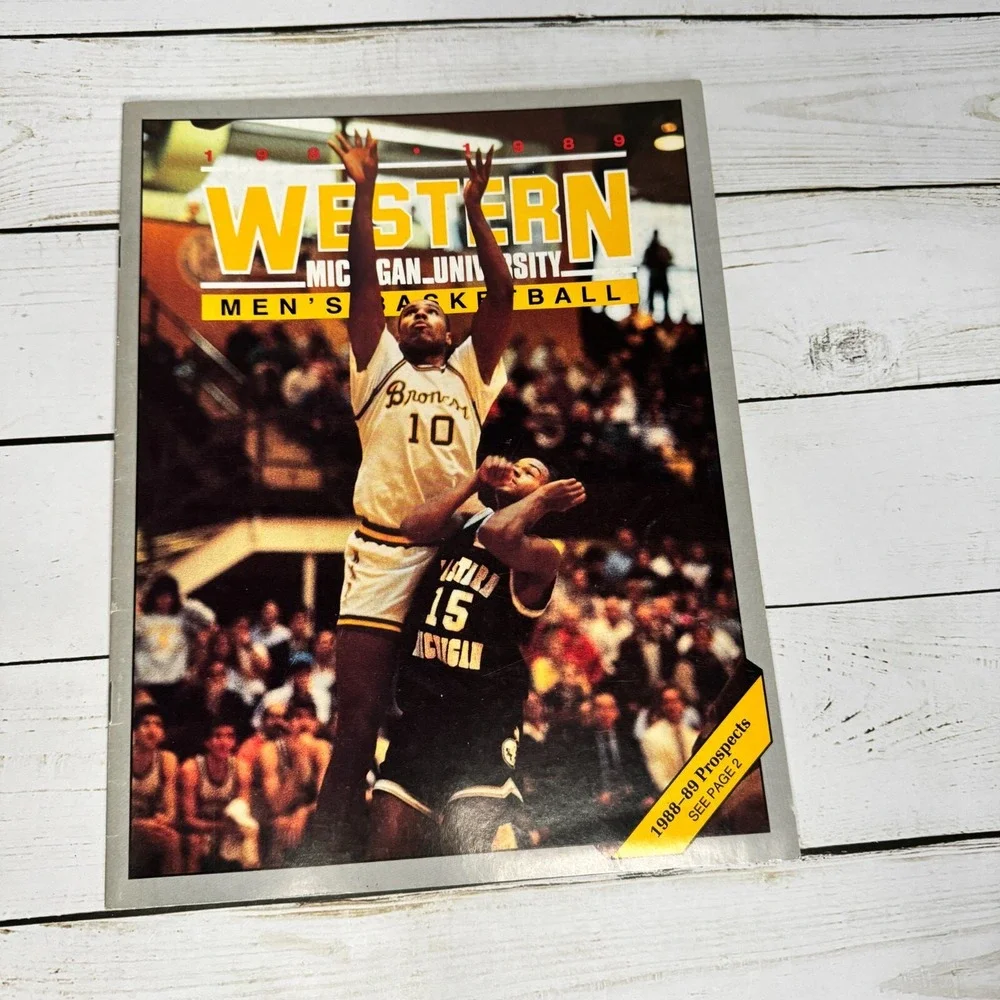 VTG 1988-1989 Western Michigan University Men's Basketball Prospects Media Guide